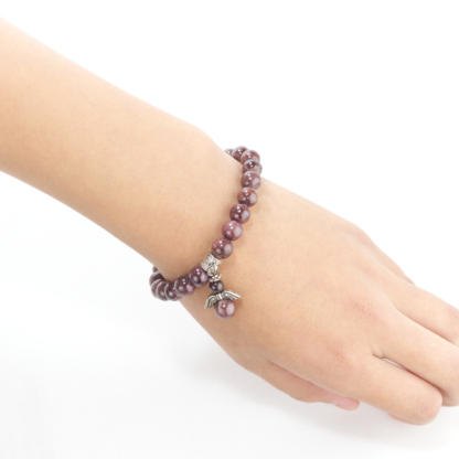 Garnet gemstone bracelet