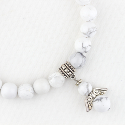 Howlite Chakra Power Stone Bracelet