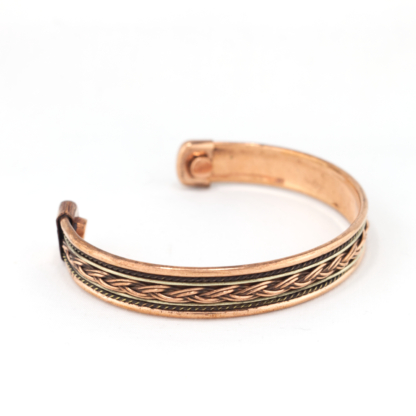 Weave Magnetic Copper Bangle