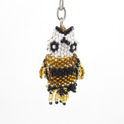 Beaded Owl Keychain