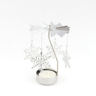 Spinning Snow Flake Candle Holder