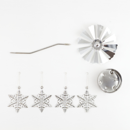 Spinning Snow Flake Candle Holder