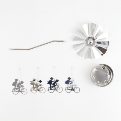 Spinning Bicycle Candle Holder