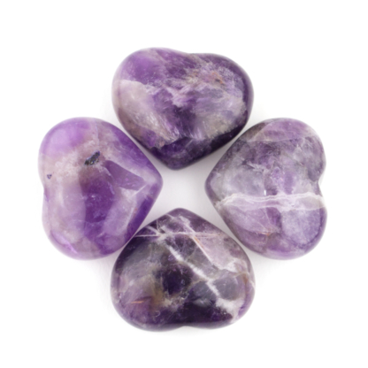 Amethyst Crystal Heart