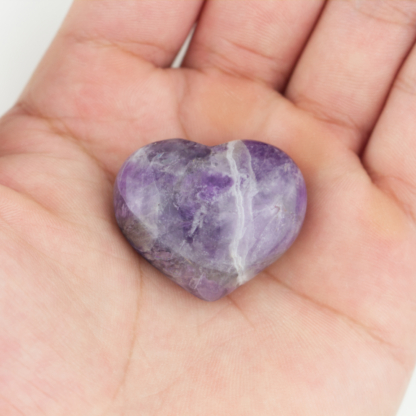 Amethyst Crystal Heart