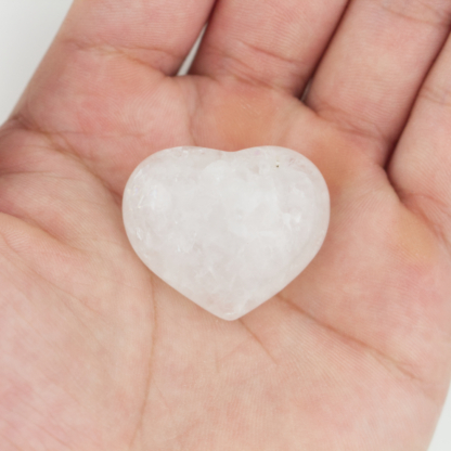 Quartz Fluorite Crystal Heart