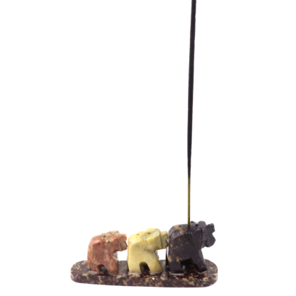 3 Elephants Incense Holder
