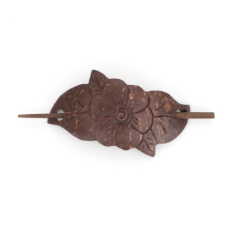 Coconut Shell Hair Barrette