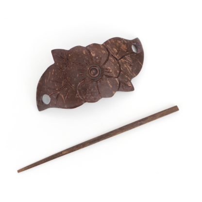 Coconut Shell Hair Barrette