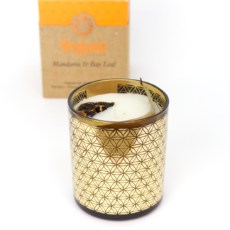 Mandarin and Bay Leaf Smudge Candle