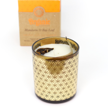 Mandarin and Bay Leaf Smudge Candle