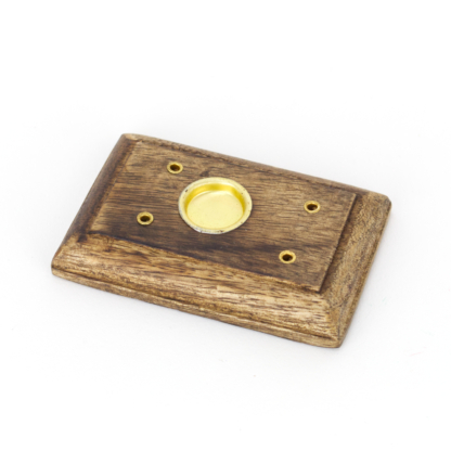 Wooden Block Incense Holder