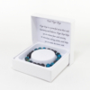 Teal Tiger Eye gemstone bracelet