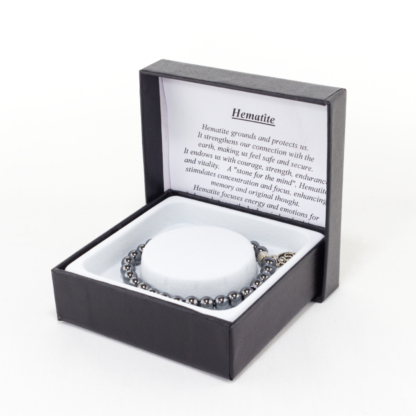 Hematite gemstone bracelet