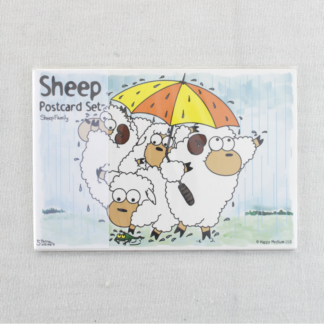 NZ Sheep Family Postcard Set