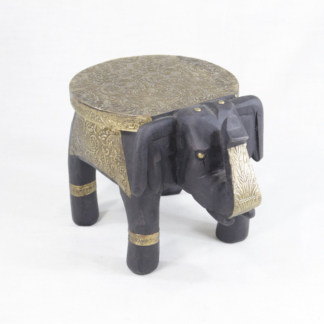 Brass Elephant Stool Small