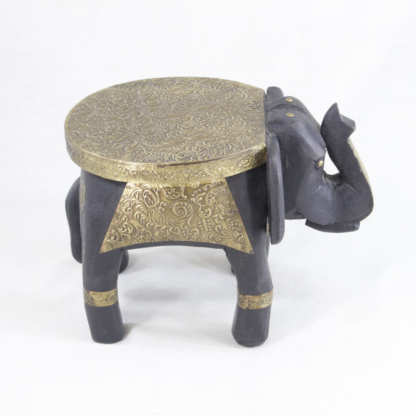 Brass Elephant Stool Small - Image 2