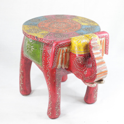 Red Elephant Stool