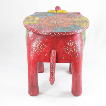 Red Elephant Stool - Image 3
