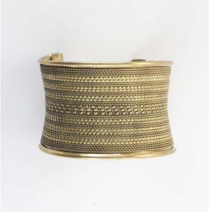 Gold Brass Bangle