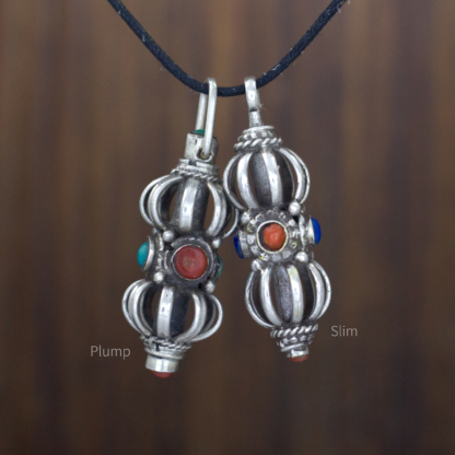 Silver Gemstone Tibetan Vajra