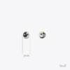 Yin Yang Silver Earrings - Small
