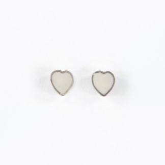 White Love Heart