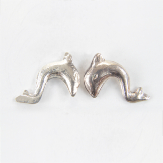 Dancing Dolphin Silver Earrings