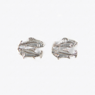 School of Fish Silver Earrings