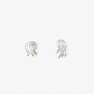 Claws Silver Earrings