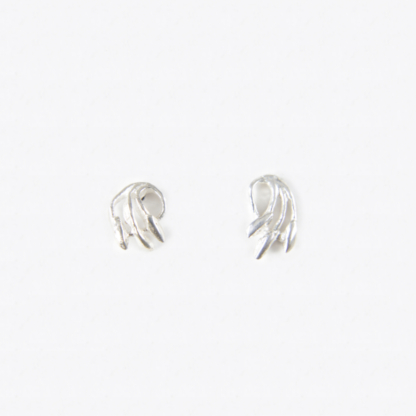 Claws Silver Earrings