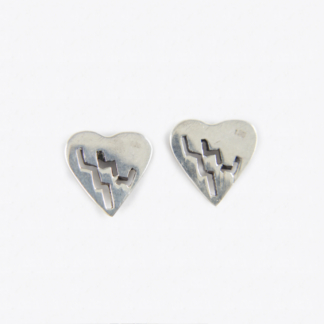 Heart Silver Earrings