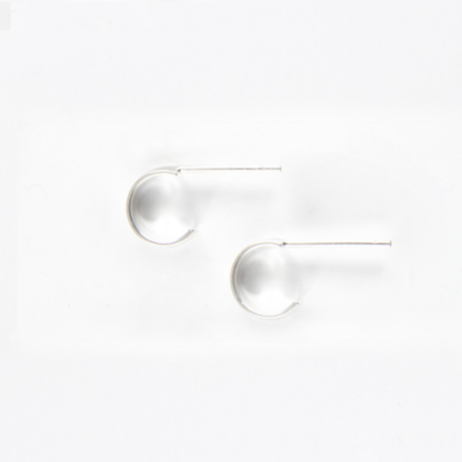 Flat Half Ring Stud