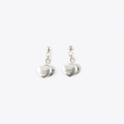Two Small Hearts Earrings