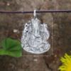 Silver Ganesha Pendant Head Large