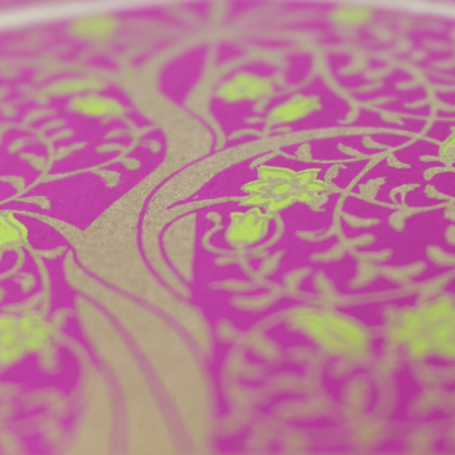 Greeting Card Flowery Tree (Purple)