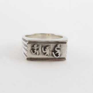 Mantra Silver Ring