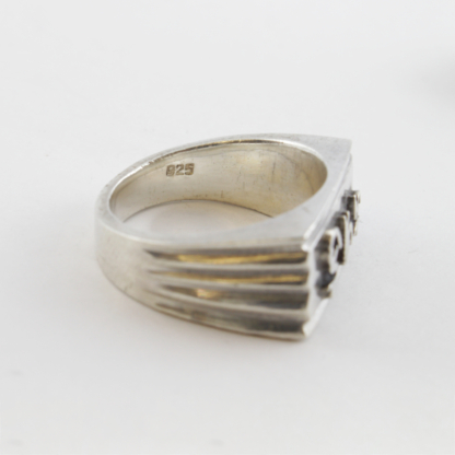 Mantra Silver Ring