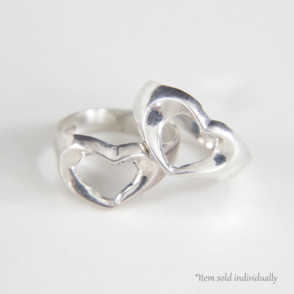 Love Heart Silver Ring
