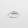 Black Onyx Slim Silver Ring