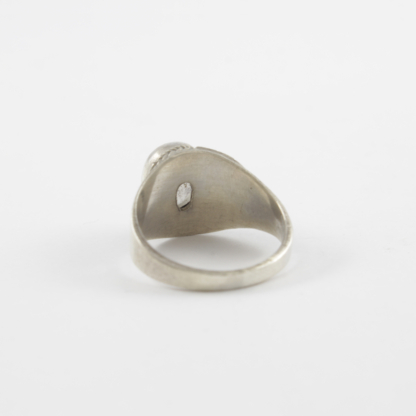 Moonstone Ivy Leaf Silver Ring