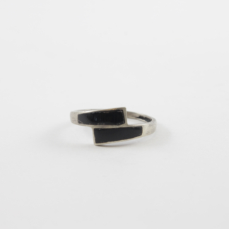 Black Onyx Silver Ring