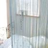 Japanese String Noren with Beads Light Blue