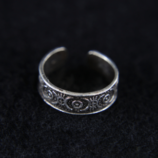 Sun and Moon Silver Toe Ring